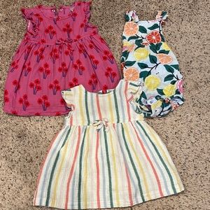 Hanna Andersson Dress/romper bundle